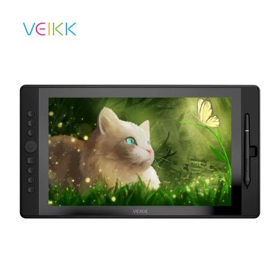 China VEIKK VK1560 5080LPI 15.6 Inch Resolution Graphics Tablet Professional 8192 Levels Graphics Tablet Pen Display for sale