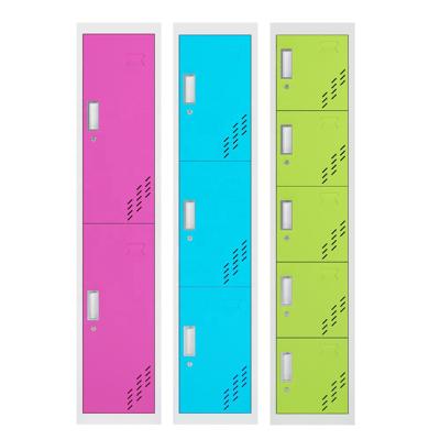 China Electronic Smart Card Workplace Modern 2 Door Clothes Locker H1850*W900*D500mm for sale