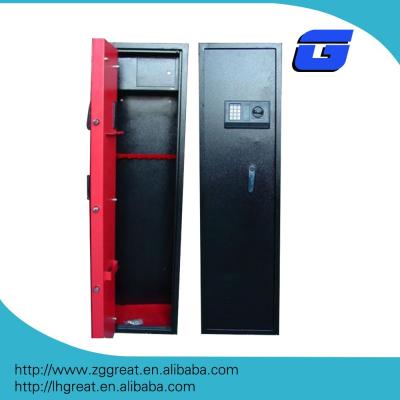 China 7 Modern and Antique Gun Metal Gun Cabinets / High Quality Steel Gun Safe Box for sale