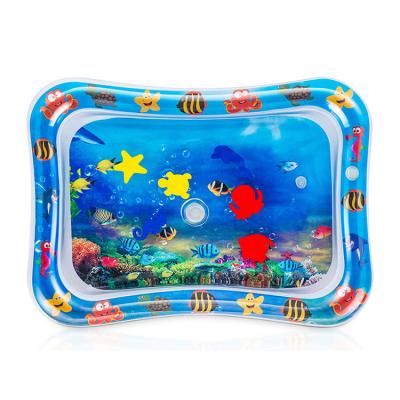 China Sports Toy High Quality Baby Tummy Time Water Play Mat Floating Inflatable Baby Water Mat for sale