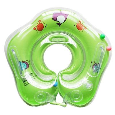 China Baby Bath Waterproof Inflatable Swimming Neck Float Adjustable Safety Aids Circle Neck Ring Baby Swimming Baby Swimming Accessories for sale