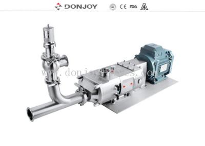 China Sólido líquido do gás do produto comestível de DONJOY que mistura a bomba de parafuso gêmea de múltiplos propósitos sanitária dobro das bombas de parafuso à venda