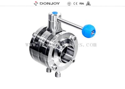 중국 DN100 수동 방지 나비 밸브 당기 손잡이가 있는 스테인리스 스틸 316L 판매용