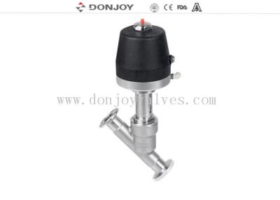 Chine Valve pneumatique de siège d'angle de Donjoy avec le tri calmp pour la vapeur 180°C à vendre