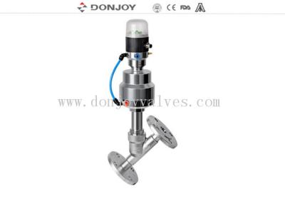 China Pneumatic Sanitary Angle Seat Valve control valves for sale