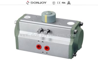 China Horizontaler pneumatischer Auslöser-Luft-Aluminiumzylinder-einfachwirkender Auslöser DC24V zu verkaufen