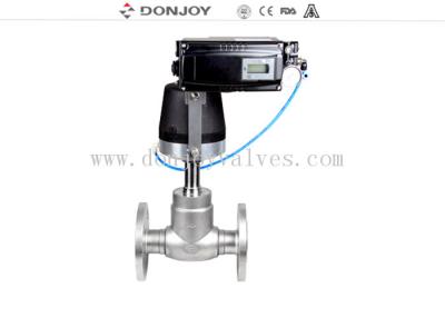 China Fluxo regulado Globo regulado Valva de assento com flange Fim para vapor à venda