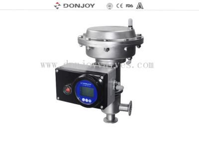 China Donjoy Diafragma Pneumatische actuator Regulerende klep met Intelligente positioner Te koop