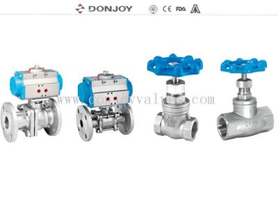 China Pnuematic JIS-Flanged  3 PCS industrial full port Ball valve With flange Connection for sale