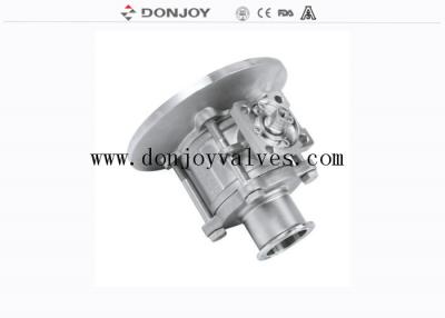 China Vávula de bola inferior del tanque de la farmacia DN65 316L del sello de PTFE en venta