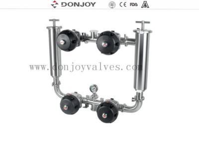 Cina Filtro sanitario dal duplex della bevanda del commestibile di Donjoy con controllo della valvola a diaframma in vendita