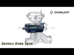 5 Inch Sanitary Globe Valve Stainless Steel Explosion Proof For Mine