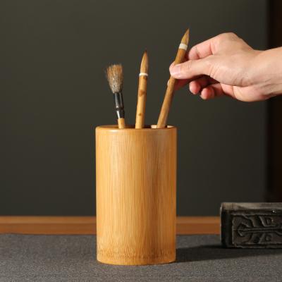 China House. Desk. Multi Purpose School Use Bamboo Pencil and Pen Holder for Office Home Desk Organizer for sale