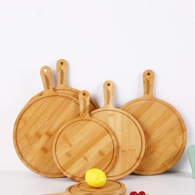 China Viable Customizable Round Cheese Board Customizable Cook Cutting Bamboo Cheese Board Good for sale