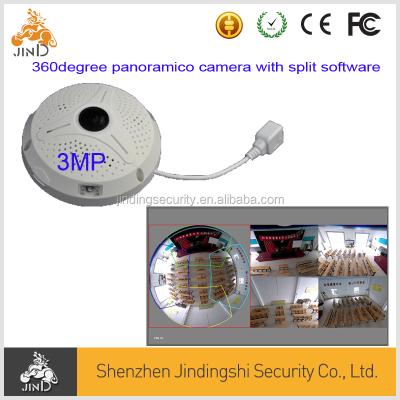 China 5MP vandal proof wifi POE 360 degree panoramic fisheye IP camera for sale