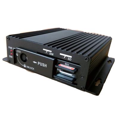 China HD AHD 4channel 4g MDVR Mobile NVR WIFI GPS Dual SD Card Slot Car DVR JD-M12H for sale