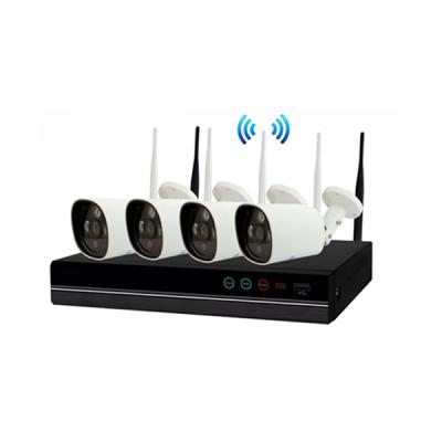 China Newest 4Channel Appearance 1.0MP APP NVR Kit Vandal Proof Unique Special IP Wireless Security Kit PRO for sale