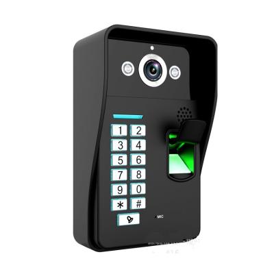 China Support 7 Users WIFI Wireless HD 720P IP Door Phone Video Bell View Through Mobile Phone for sale