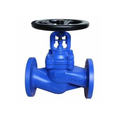 China General Steam WCB High Temperature Thermal Oil Manual Operated Cast Steel Bellows Seal Globe Valve for sale