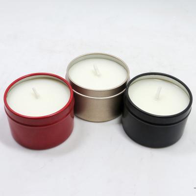 China Wholesale Personalized Scented Christmas Decorations Tins Flameless Aromatic Custom Tea Candles for sale