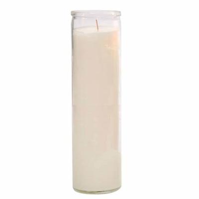 China Wholesale Glass High Holder Low Price Religious Candles Wax Flameless for sale