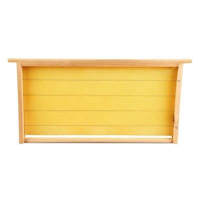 China Langstroth Deep Frame Beekeeping Wooden Hive Frame Dadant US Langstroth Hive Frame Assembled With Wire for sale