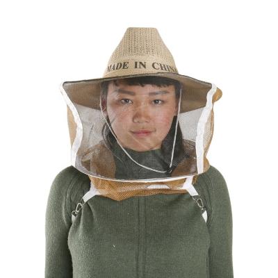 China Farms Factory Price Beekeeping Equipment Protective Bee Hat With Veil Bee Cap for sale