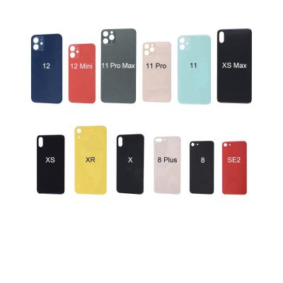 China Mobile phone original broken spare parts repair fix back cover back glass accessories suitable for iphone11 back glass for sale