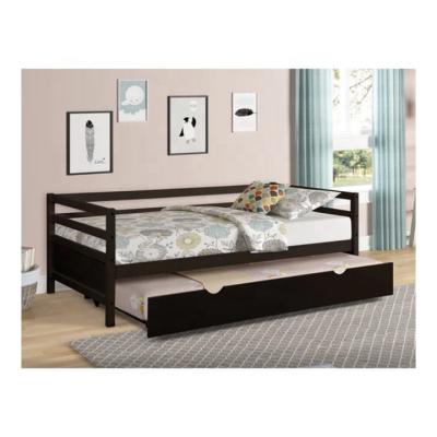 China ODM/OEM Extendable Solid Wood Twin Frame Daybed Frame With Caster Bed Room Furniture for sale