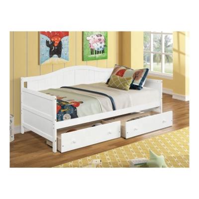 China Extra Storage ODM/OEM Twin Daybed With Two Drawers Solid Pine Wood Bed Frame Bed Room Furniture for sale