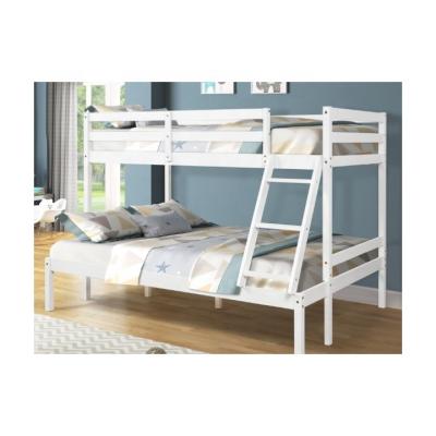 China ODM / OEM Rustic Wooden Twin Over Full Bunk Bed Frame Bed Room Furniture for sale