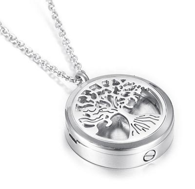 China Tree of Life Cremation Urn Pendant Necklace Pendant Perfume Air Conditioner Outlet Tree of Life Also for Viable Pet/Human Ashes Memorial Jewelry for sale