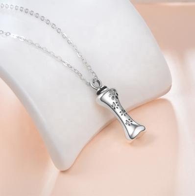 China Classic 925 Sterling Silver Dog Bone Cremation Cremation Pendant Jewelry for sale