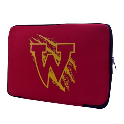 China Popular laptop sleeve zipper closure casual unisex sleeve lwith logo for sale