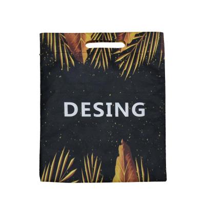 China Hot Handled Non Woven Sale Bags Tote Shopping Bag Custom Logo For Newspaper for sale