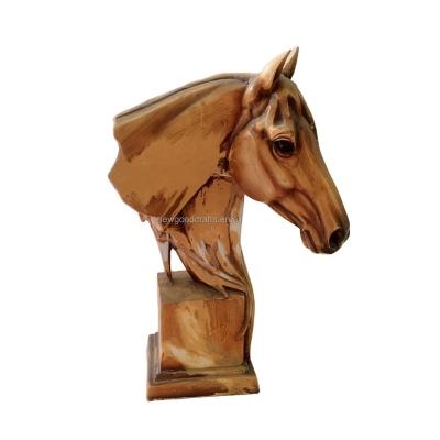 China Worldwide Class Horse Loneliness Sculpture Resin Figurine Statues - Horses Sculpt for Home Decor for sale