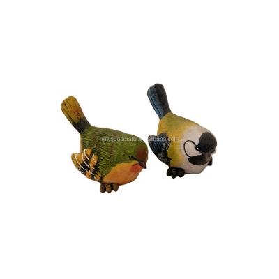 China Worldwide Collectible Miniature Resin Bird Figurines for sale