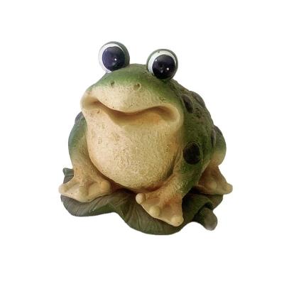 China Worldwide Green Frog by Newgood Crafts - Outdoor Frog Figurine for Gardens, Patios and Lawns for sale