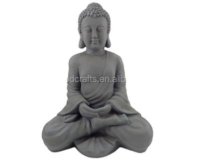 China Worldwide Stone Home Art Patio Decor Ornament Lawn Effect Garden Resting Buddha Statue for sale