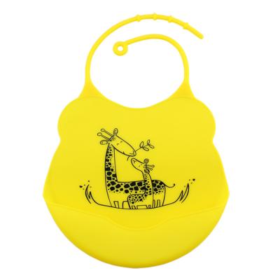 China BPA Free Silicone Bib Nipples Silicone Baby Bib Drool Teething Wearable Baby Bibs Teether for sale