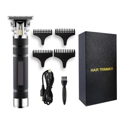 China Megoqer T8 Safety Electric Trimmer Gold USB Rechargeable Hair Clipper Men's Clipper Price Black for sale