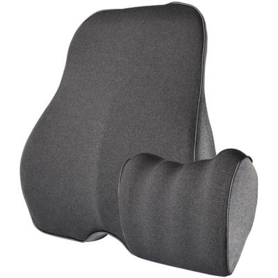 China 2022 Gold Supplier High Quality Automotive Memory Anti-Static Foam Lumbar Support Cushion Car Neck Pillow for sale