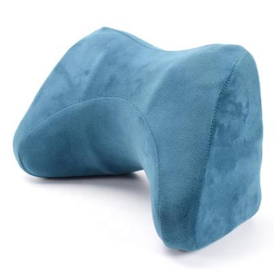 China Anti-static Multifunctional Car Headrest Pillow Velvet Memory Foam Neck Support Pillow for sale