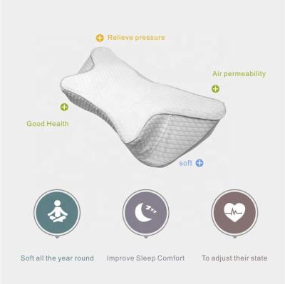 China Wholesale Anti-static Comfortable Ergonomic Memory Foam Pillow Neck Pain Pillow Cutout Support Pillow For Sleep for sale