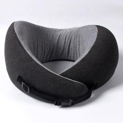 China Anti-Static Adjustable U Shape Neck Support Nap Memory Foam Travel Pillow for sale