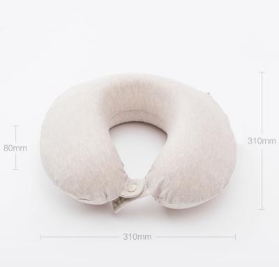 China New Anti-static Super Soft Soft Bound Car And Airplane Space Memory Foam U Shape Travel Neck Pillow for sale