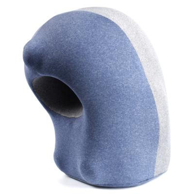 China 2022 Anti-Static Design Hollow Office Sleep Pillow Memory Foam Neck Support Nap Pillow for sale