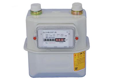 China Smart Residential Gas Meter / Diaphragm Type Fuel Gas Meter For Home TG-G1.6 G2.5 G4.0 for sale