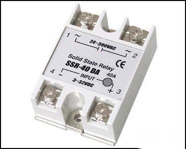 China Fotek Type Electrical Relay / Solid State Variable Relay With LED Indication SSR-40DA for sale