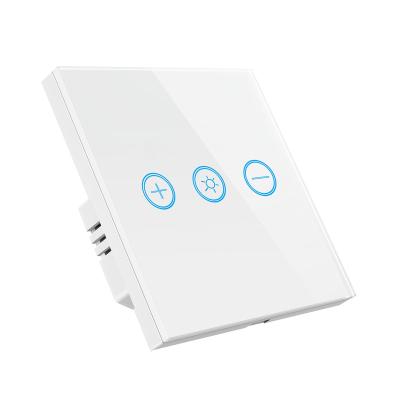 China ABS Europe Standard Smart Switch Wifi Dimmer Dimming Switch With Smart Life App for sale